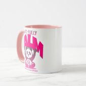 Kalm verstand, vol hart – net als een vredige pand mok (Voorkant links)