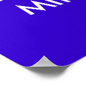 Kalm vertrouwen in God Geloof in Miracles Poster (Hoek)