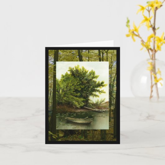 Kalm vinden in alle Chaos Kaart (Gele Bloem)