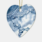 Kalm voor het storm. keramisch ornament (Links)