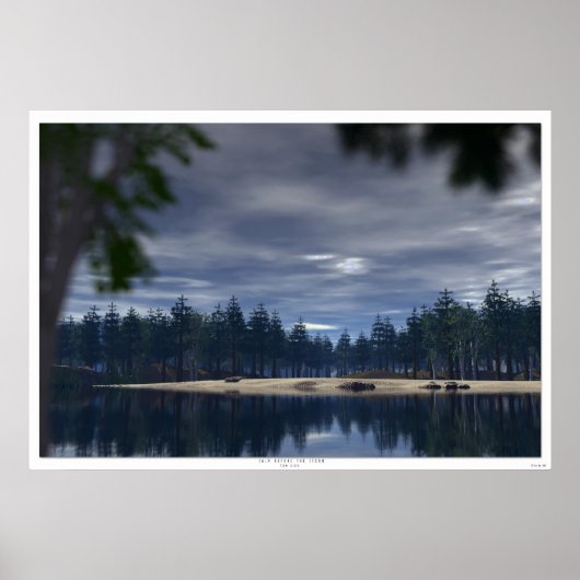 Kalm voor het Storm Poster (Voorkant)