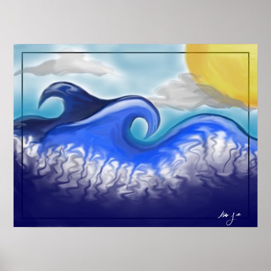 Kalm voor het Storm Poster (Voorkant)