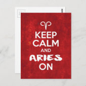 Kalm was op de dag van de geboorte. briefkaart (Voorkant / Achterkant)