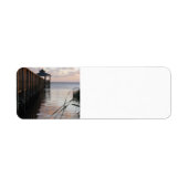 Kalm water op de Outer Banks Sound Etiket (Voorkant)