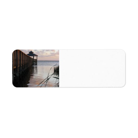 Kalm water op de Outer Banks Sound Etiket (Voorkant)