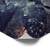 Kalm water rustige achtergrond poster (Hoek)