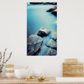 Kalm water rustige achtergrond poster (Keuken)