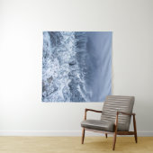 Kalm winterdag bovenop de bergen wandkleed (In Situ (horizontaal))