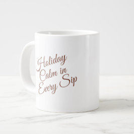 Kalm Wintermok – Cozy Minimaal Design Grote Koffiekop