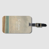 Kalm Zee 1866 Gustave Courbet National Gallery Bagagelabel (Voorkant (horizontaal))