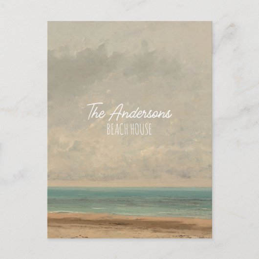 Kalm Zee 1866 Gustave Courbet National Gallery Briefkaart (Voorkant)