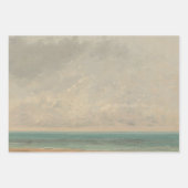 Kalm Zee 1866 Gustave Courbet National Gallery Inpakpapier Vel (Voorkant 2)