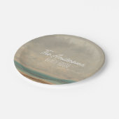 Kalm Zee 1866 Gustave Courbet National Gallery Papieren Bordje (Gekanteld)