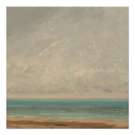 Kalm Zee 1866 Gustave Courbet National Gallery Perfect Poster