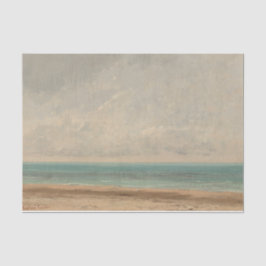 Kalm Zee 1866 Gustave Courbet National Gallery Tissuepapier