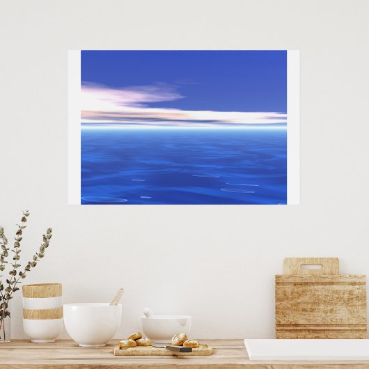 Kalm Zee Poster (Keuken)