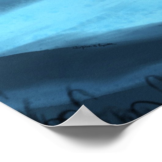 Kalm Zee Poster (Hoek)