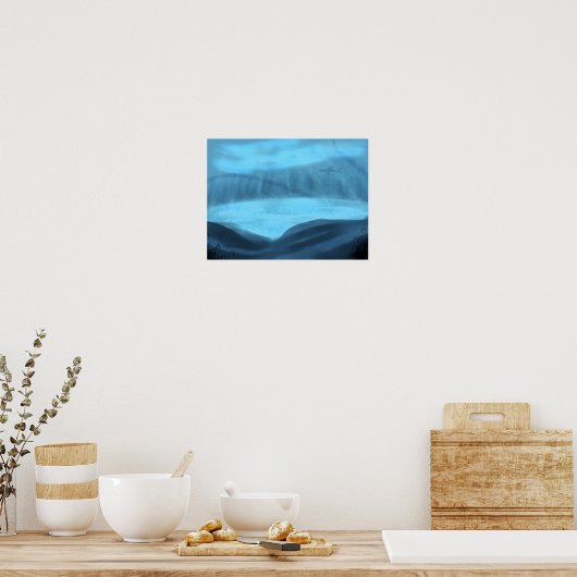 Kalm Zee Poster (Keuken)