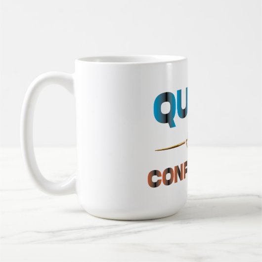 Kalm zelfvertrouwen koffiemok (Links)