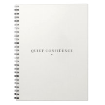 Kalm zelfvertrouwen Minimalistisch notitieboek Kal