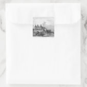 Kalmar Castle Vierkante Sticker (Tas)