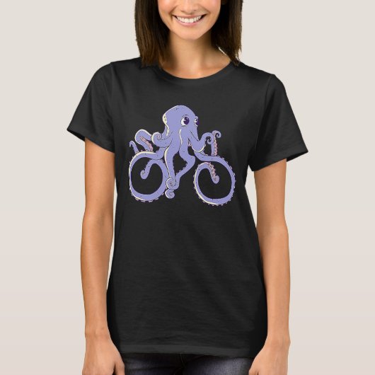 Kalmar Octopus Bicycle T-shirt (Voorkant)