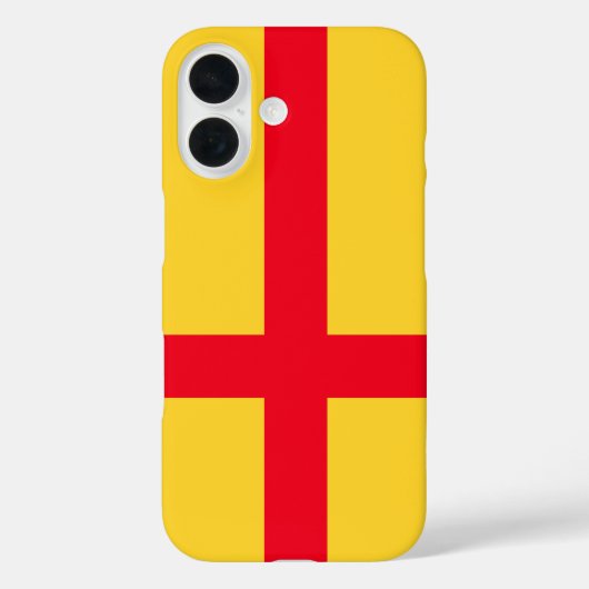 Kalmar Union vlag iPhone Case (Achterkant)