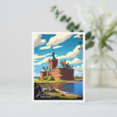 Kalmar Zweden vintage reisillustratie Pos Briefkaart (Staand voorkant)