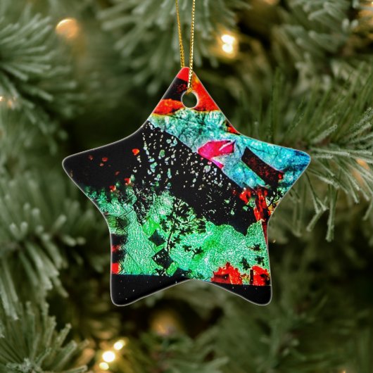 Kalme abstracte ornamenten ster, Heldere droge blo (Boom)