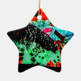 Kalme abstracte ornamenten ster, Heldere droge blo