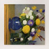 Kalme aquarel Botanische Kunst Legpuzzel (Horizontaal)