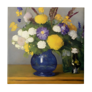 Kalme aquarel Botanische Kunst Tegeltje