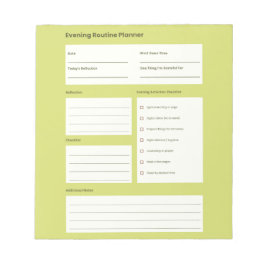 Kalme Avondroutine Planner Notitieblok