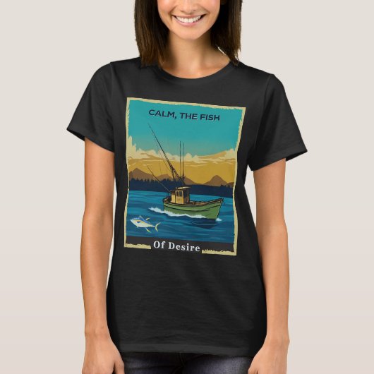 kalme, de vis van verlangen t-shirt (Voorkant)