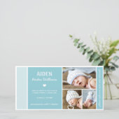 KALME GOLVEN | GEBOORTEAANKONDIGING BABY AANKONDIGING (Staand voorkant)