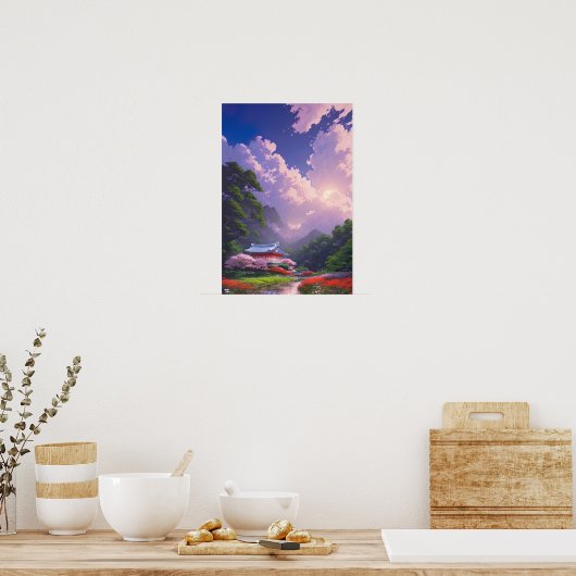 kalme heiligdom poster (Keuken)