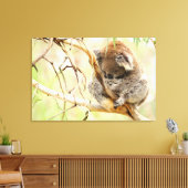 KALME KOALA 24x36 Canvas Afdruk (Insitu (Woonkamer))