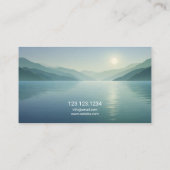 Kalme Natuur Landschap Massage Therapeut Visitekaartje (Achterkant)