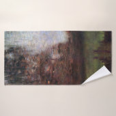 Kalme vijver op Kammer kasteelterrein, Gustav Klim Badhanddoek (Badhanddoek)