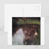 Kalme vijver op Kammer kasteelterrein, Gustav Klim Briefkaart (Voorkant / Achterkant)