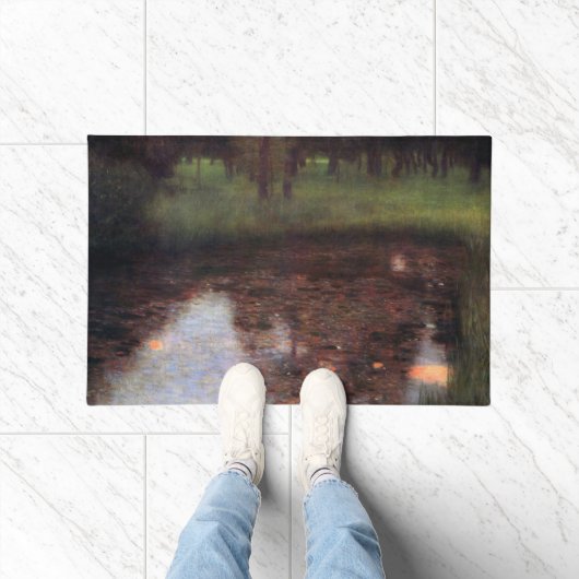 Kalme vijver op Kammer kasteelterrein, Gustav Klim Deurmat (Binnen)