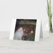 Kalme vijver op Kammer kasteelterrein, Gustav Klim Kaart (Voorkant)