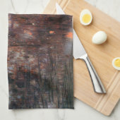 Kalme vijver op Kammer kasteelterrein, Gustav Klim Theedoek (Quarter Fold)