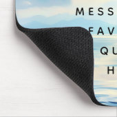 Kalme zeeen oceaan zonsopgang schilderen aangepast muismat (Hoek)