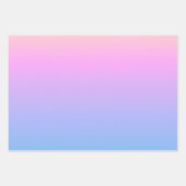 Kalme Zomer Zonsondergang Abstracte Gradiënt Inpakpapier Vel (Voorkant 3)