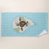 Kalmeer de Zee Tandhanddoek Strandlaken (Voorkant)