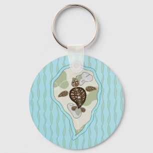Kalmeer de Zee Turtle Sleutelhanger