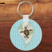 Kalmeer de Zee Turtle Sleutelhanger (Voorkant)