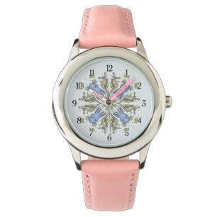 Kalmende Kawaii Octopus Kaleidoscoop - Oceaan Drom Horloge