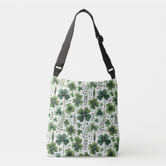 Kalmende Klavers Crossbody Tas (Voorkant)
